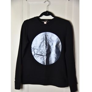 NWOT Forever21 Black Crew Neck Sweatshirt NWOT